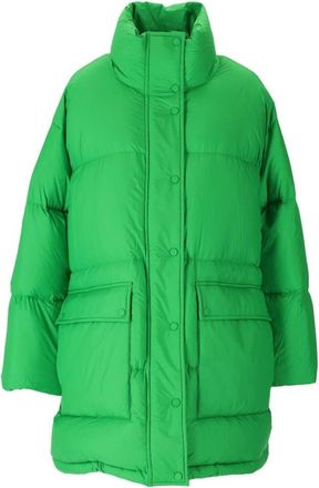 Stand Studio Oversized Edna Down Jacket - Dames - Gewatteerde jassen - Groen - XS - Polyester - Jassen
