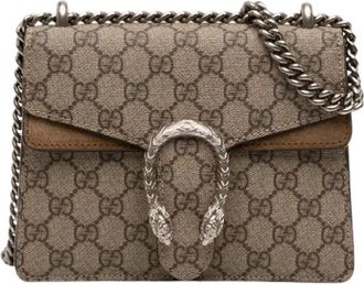 Gucci Pre-owned Cross Body Bags, female, Beige, Size: ONE SIZE Pre-owned Vintage Crossbody Bag