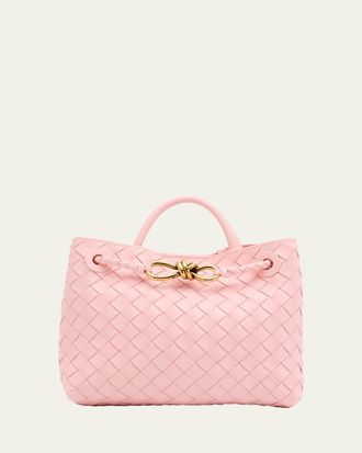 Bottega Veneta Andiamo Small Leather Top-Handle Bag