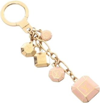 Louis Vuitton Pre-owned Accessories, female, Yellow, Size: ONE SIZE Pre-owned Fabric Key-holder