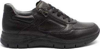 Nero Giardini Sneakers - Heren - Sneakers - Zwart - 45 EU - Leer - Schoenen