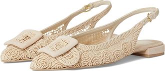 Dolce Vita Pauley Womens Flat Shoes Natural Macrame : 9.5 M, Leather