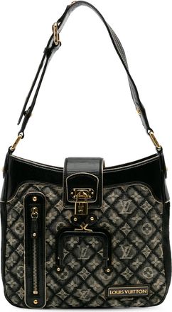 Louis Vuitton Pre-owned Womens Quilted Monogram Shoulder Bag - Black Textile - One Size