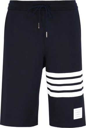 Thom Browne Pantaloncini in felpa Loopback 4-Bar - - Shorts - Uomo - Blu - L