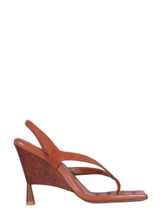 Gia Borghini Brown Slingback Heels