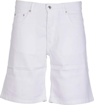 Icon Denim Los Angeles Denim Shorts, male, White, Size: W31 White Denim Shorts for Men