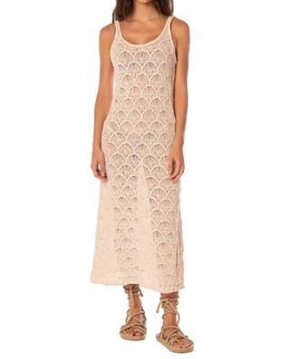 Maaji Quartz Long Dress In Wavy Shell