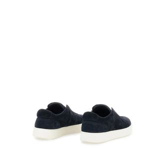 Hogan Blue Suede Slip-On Sneaker - Blue