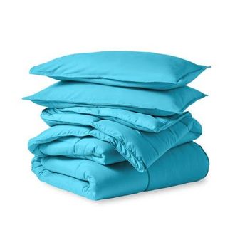 Bare Home All-Season Down Alternative Comforter Set in Aqua at Nordstrom, Size Twin