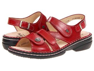 Finn Comfort Gomera-S Womens Sandals Red : EU 42 (US Womens 11.5-12) Medium, Leather