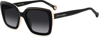 Carolina Herrera Butterfly Zonnebril - Dames - Zonnebrillen - Zwart - 53 MM - Accessoires