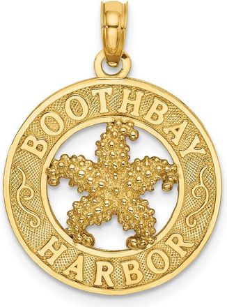 Diamond2Deal 14k Yellow Gold BOOTHBAY HARBOR Starfish Charm Pendant