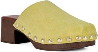 Azalea Wang Walinda Clog in Citron at Nordstrom, Size 10