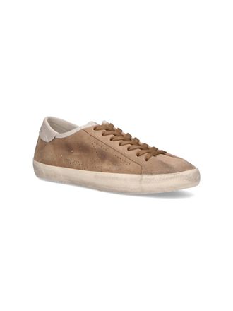 Golden Goose Suede Leather Low-Top Sneaker - Brown