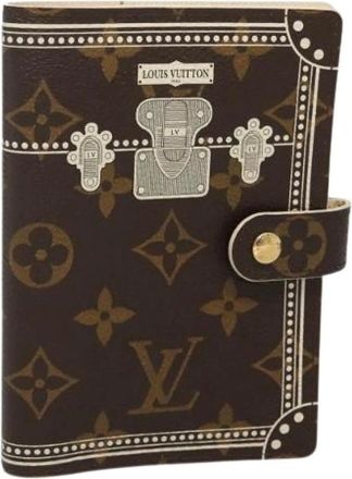 Louis Vuitton Pre-owned Accessories, female, Brown, Size: ONE SIZE Pre-owned Canvas Home Office