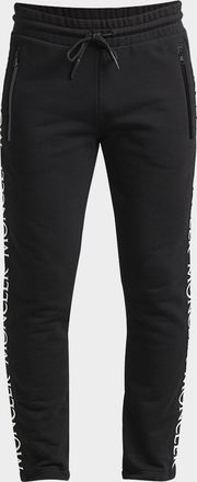 Moncler Men & apos;s Logo-Tape Sweatpants