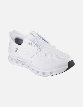 Skechers Mens Skechers Glide-Step Pro Textile Mens White Standard Trainers - Size: 10