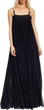 Dolce & Gabbana Womens Black Cotton Casual Dress