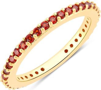 Rafaela Donata Womens Khushi Female Sterling Silver Ring - Gold - Size S