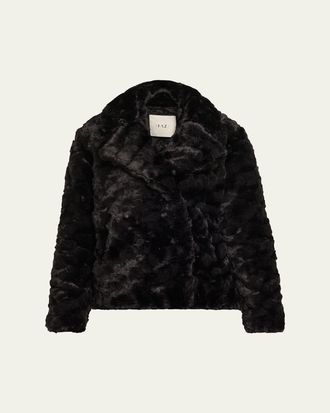Faz not Fur The Bleeker Faux-Fur Peacoat