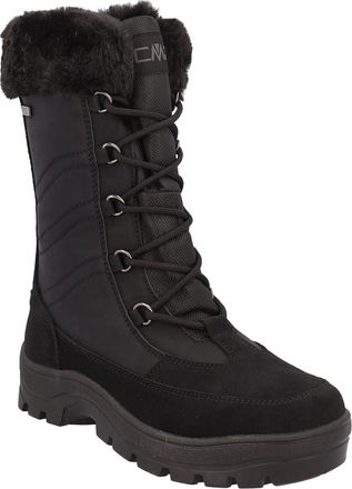 F.lli Campagnolo Winterstiefel CMP ROWENNA WMN SNOW BOOTS WP, Damen, Gr. 36, nero, Leder, Synthetik, Schuhe Winterstiefel, mit einklappbaren Spikes,Winterboots,wasserd