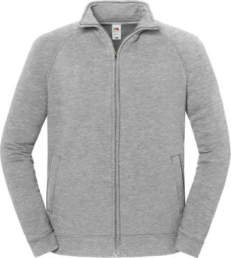 Fruit Of The Loom Fruit of the Loom Unisex Volwassen Iconische Premium Sweatjack (Sport Grijs)