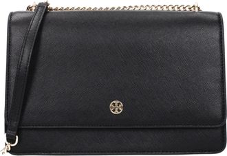 Tory Burch Black Leather Crossbody Womens Bag