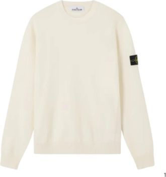 Stone Island Accessoires - Heren - Ronde hals truien - Wit - S - Truien & Vesten