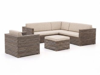 Rough Country Rustic Furniture ROUGH-C hoek loungeset 5-delig 6-zits