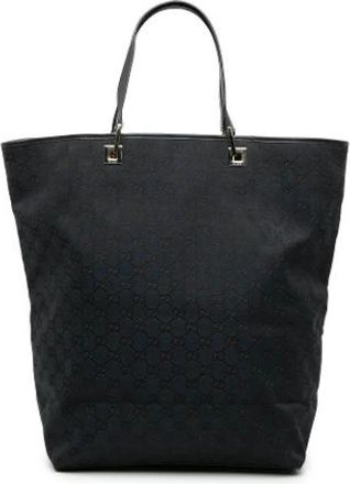 Gucci Pre-owned Canvas gucci-bags - Dames - Vintage Shopper - Blauw - ONE Size - Vintage