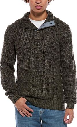 Weatherproof Vintage Textured Mixy Quarter Button Pullover