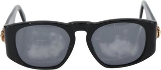 Chanel Pre-owned Accessories, female, Black, Size: ONE SIZE Pre-owned Vintage Rectangular Frame Sunglasses
