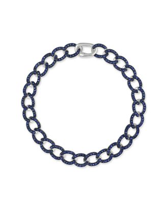 Sabrina Designs 14K 3.27 Ct. Tw. Sapphire Link Bracelet