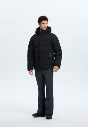 Icepeak Steppjacke ICEPEAK ICEPEAK BIXBY, Herren, Gr. 48, basic schwarz, Obermaterial: 100% Polyester, Jacken Steppjacke, f&uuml;r Erwachsene, wasserdicht mit 1000