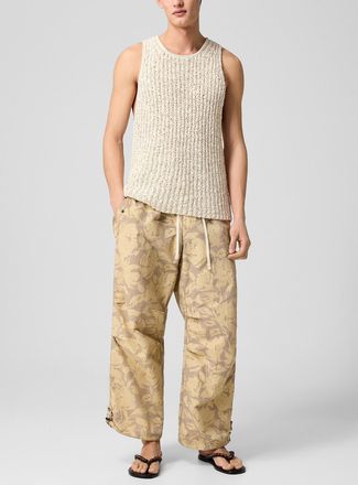 CMMN SWDN Mens Myles floral print parachute pant