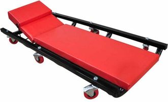 vidaXL Vidaxl - Camilla Para Trabajos Mec&aacute;nicos Ajustable Con 6 Ruedas
