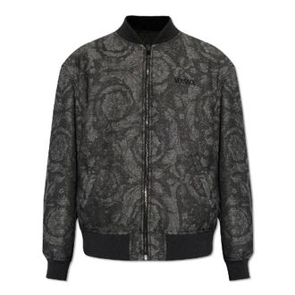 Versace Barocco Reversible Bomber Jacket, Brand Size 52 ( US Size 42 )