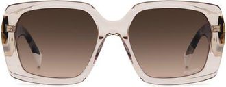 Missoni 55mm Gradient Rectangular Sunglasses in Champagne/Brown Sf at Nordstrom