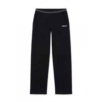 Freddy Pantaloni gamba dritta con elastico logato perlato in vita