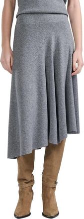 Barbara Bui Skirt H25 - Dames - Midirokken - Grijs - M - Rokken