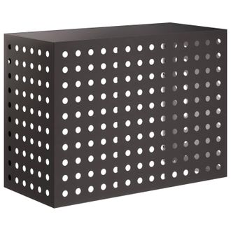 vidaXL Funda Para Aire Acondicionado Negro 110 X 50 X 80 Cm Acero Vidaxl