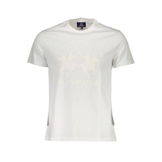 La Martina La Martina Bianco Katoenen Heren T-Shirt