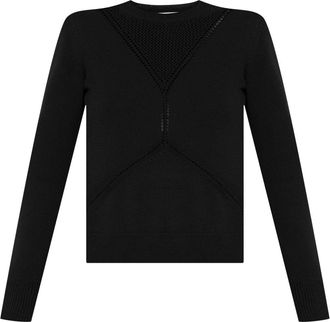 Jil Sander woolen sweater - women - Wool/Cotton - 38 - Black