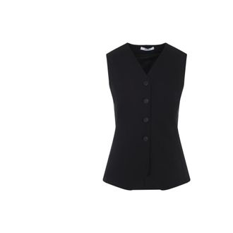 Max Mara Dames, Jassen, Zwart, Maat: M Viscose