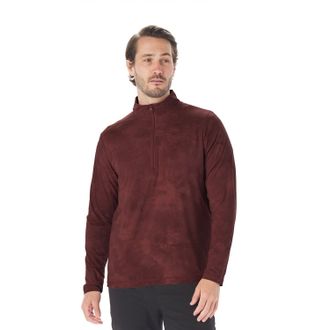 Glyder Mens Tahoe Quarter-Zip Pullover Red XXL