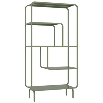 Happy Garden Consola Dise&ntilde;o En Metal Verde Caqui Capucine