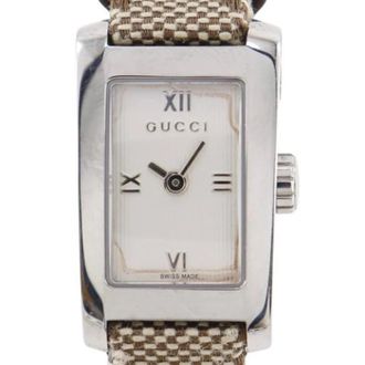 Gucci Pre-owned Vintage Horloge - Dames - Vintage Horloges - Wit - ONE Size - Vintage