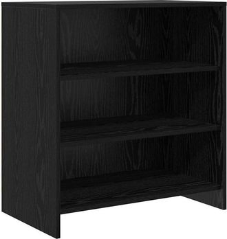 vidaXL Vidaxl - Vitrina Negro 70 x 41 x 75 cm Madera contrachapada