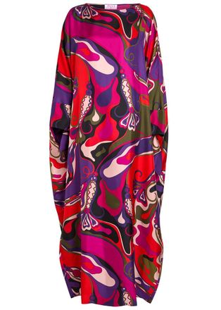 Pucci Printed Silk Gown - Multicoloured 1 - One Size