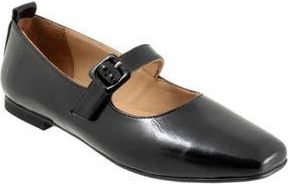 Bueno Eliana Mary Jane Flat in Black Patent at Nordstrom Rack, Size 10.5-11Us / 42Eu